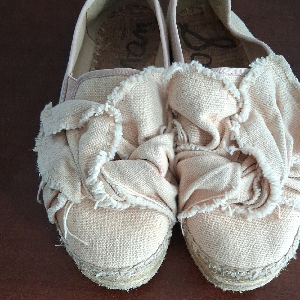 Sam Edelman Tan Espadrille Slip-Ons - Picture 5 of 7